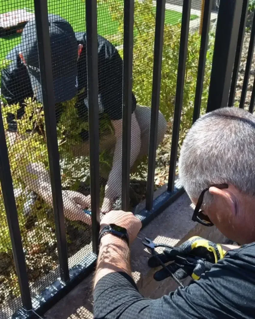 Rattlesnake-Proof Fence installation, Peoria, Arizona